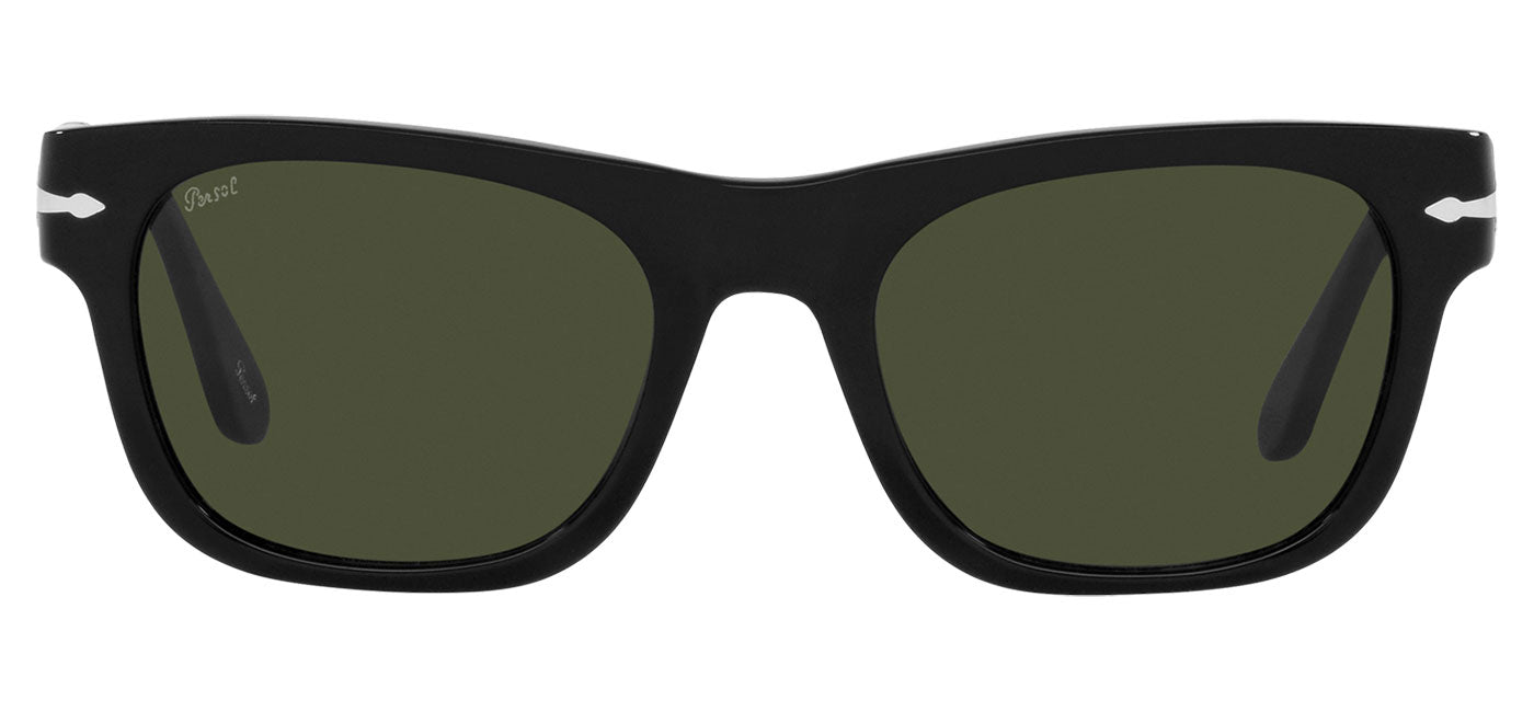 Persol PO3269S Sunglasses - Black / Green Polarised