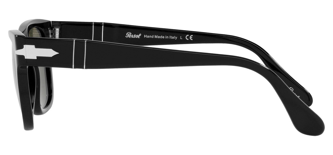 Persol PO3269S Sunglasses - Black / Green Polarised