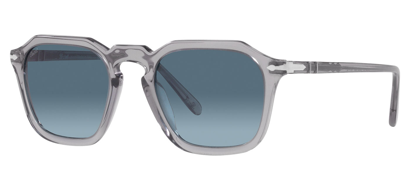 Persol PO3292S Sunglasses - Transparent Grey / Azure Gradient Blue