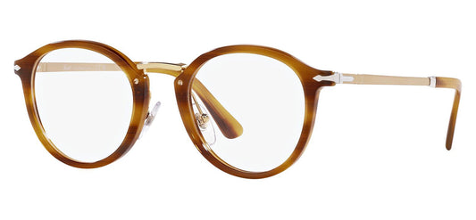 Persol PO3309V Glasses - Striped Brown