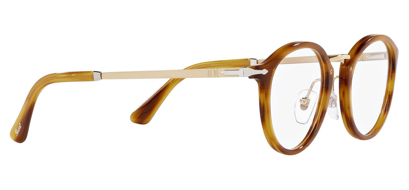 Persol PO3309V Glasses - Striped Brown