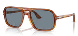Persol PO3328S Sunglasses - Terra Di Siena / Light Blue