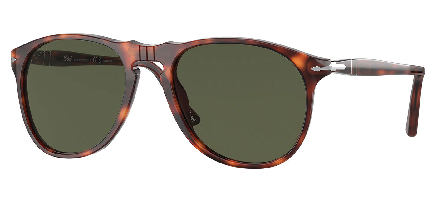 Persol PO9649S Sunglasses - Havana / Green Polarised