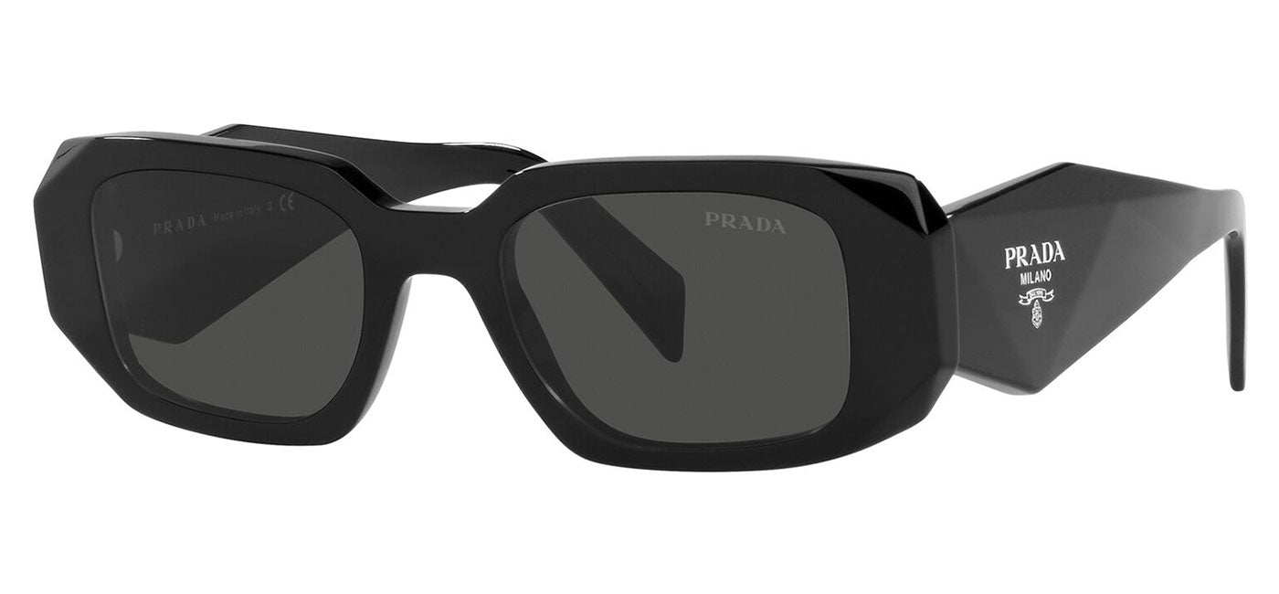 Prada PR 17WS Sunglasses - Black / Dark Grey