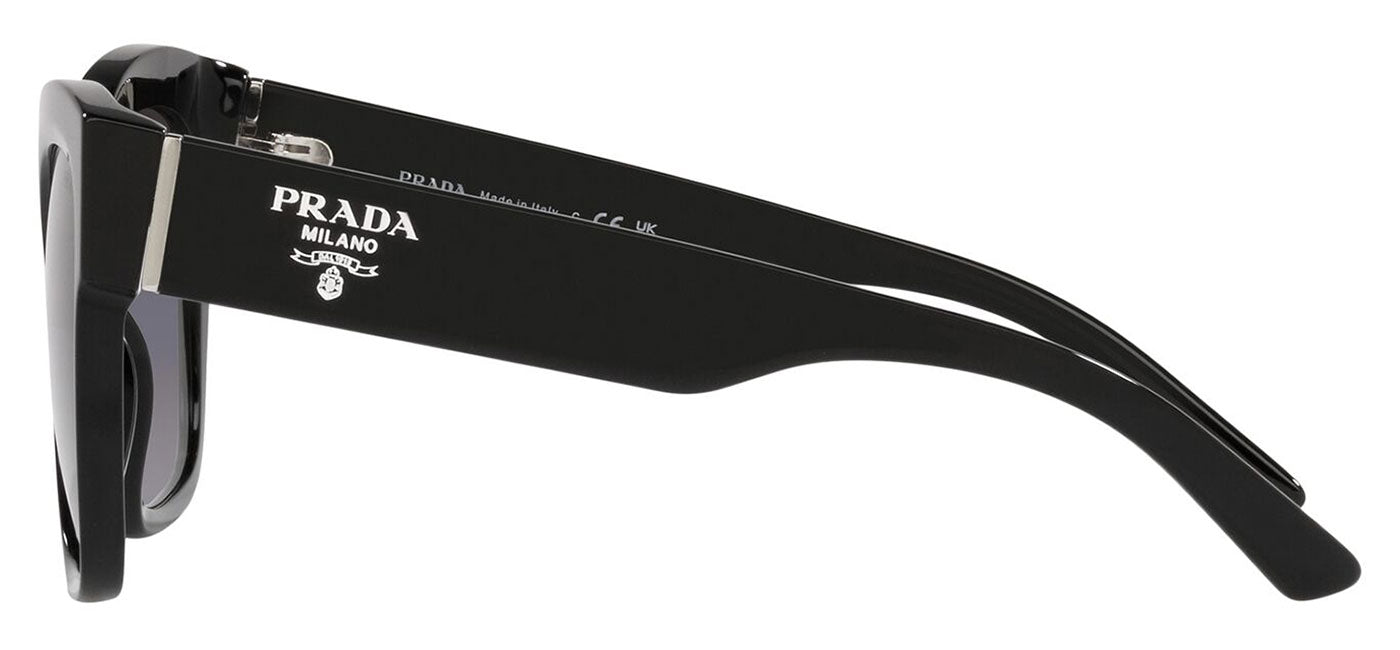 Prada PR 17ZS Sunglasses - Black / Grey Gradient