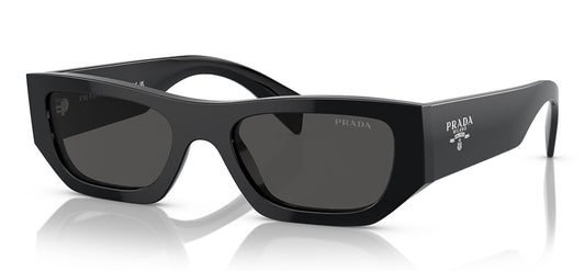 Prada PR A01S Sunglasses - Black / Dark Grey