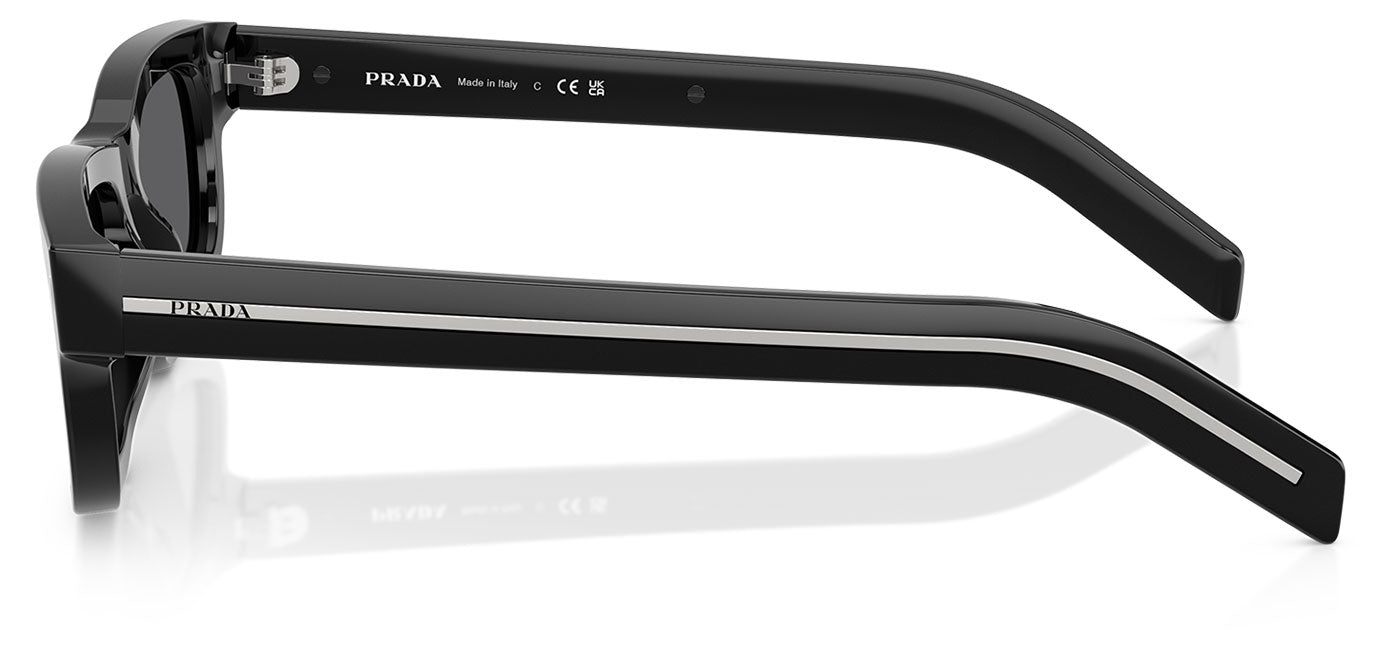 Prada PR B11S Sunglasses - Black / Dark Grey