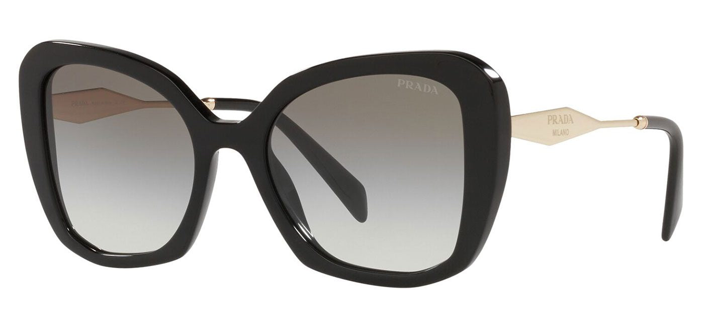 Prada PR 03YS Sunglasses - Black / Grey Gradient
