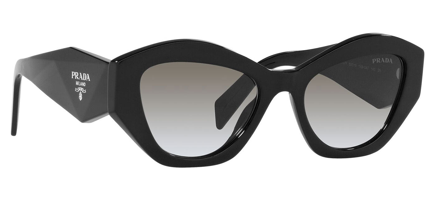 Prada PR 07YS Sunglasses - Black / Grey Gradient