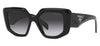 Prada PR 14ZS Sunglasses - Black / Grey Gradient