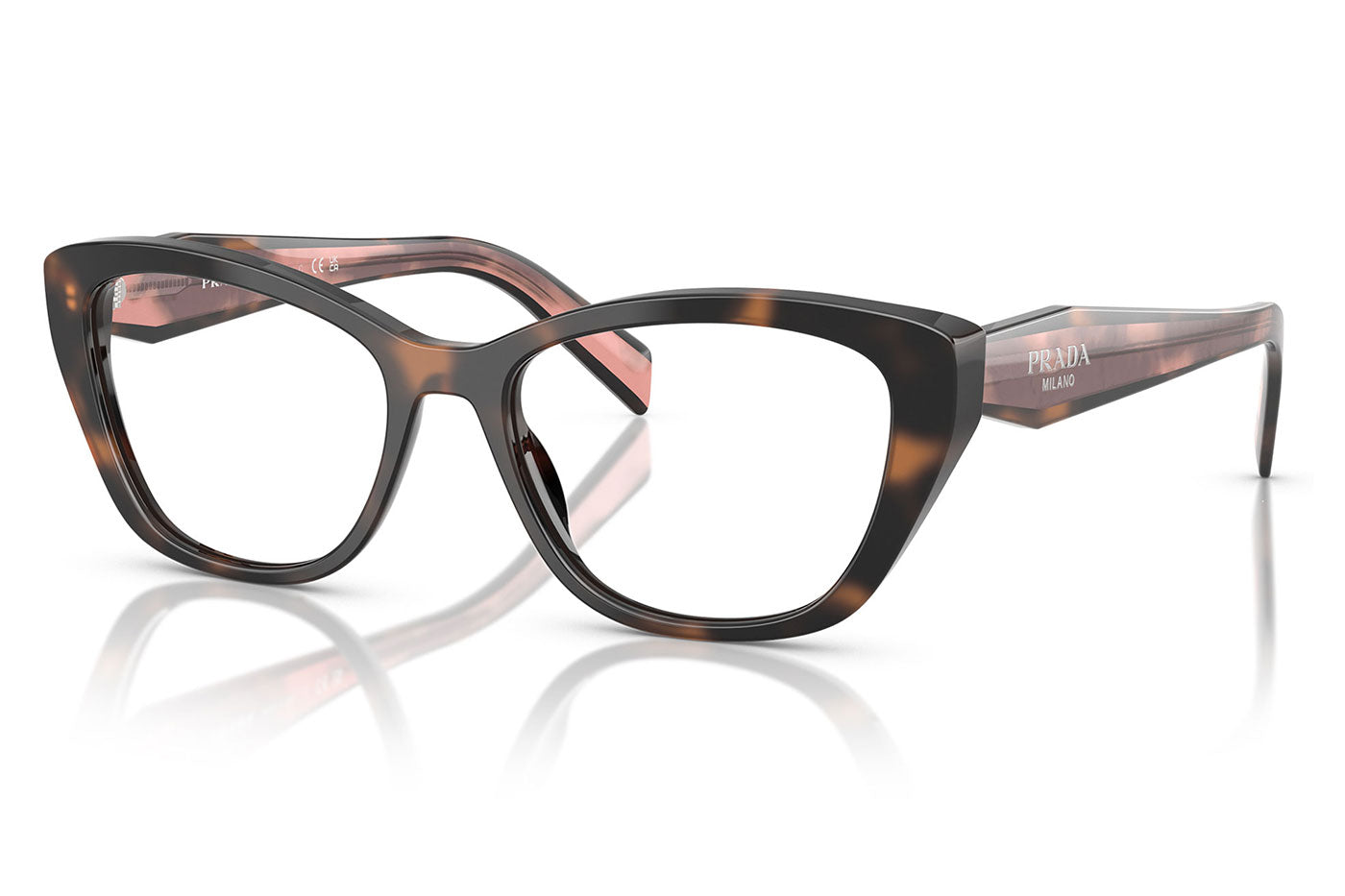 Prada PR 19WV Glasses - Mauve Tortoise