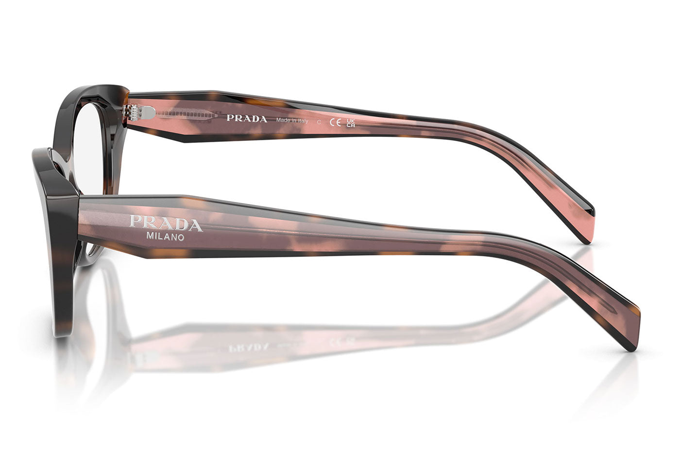 Prada PR 19WV Glasses - Mauve Tortoise