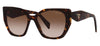 Prada PR 19ZS Sunglasses - Tortoise / Brown Gradient