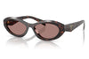 Prada PR 26ZS Sunglasses - Root Tortoise / Light Brown