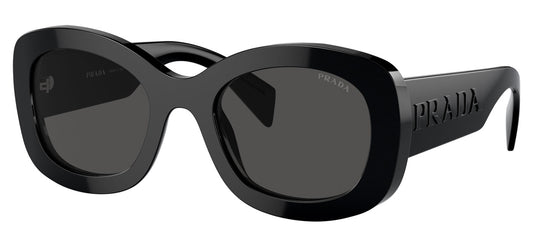 Prada PR A13S Sunglasses - Black / Dark Grey