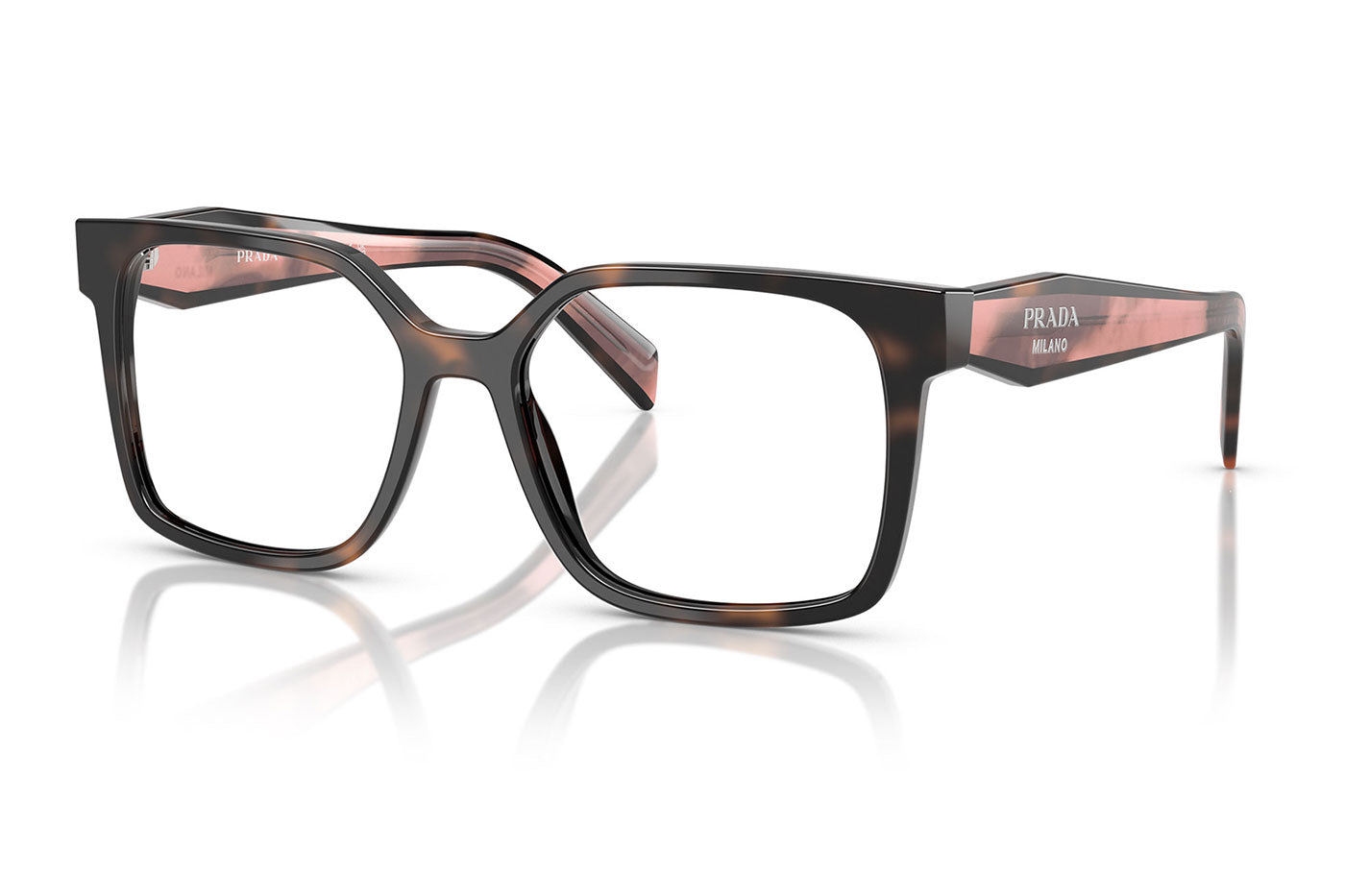 Prada PR B03V Glasses - Mauve Tortoise