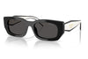 Prada PR B05S Sunglasses - Black / Dark Grey