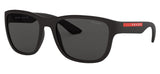Prada Linea Rossa PS 01US Sunglasses - Black Rubber / Grey