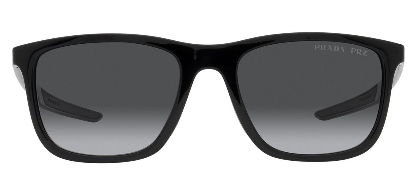 Prada Linea Rossa PS 10WS Sunglasses - Black / Grey Gradient Polarised