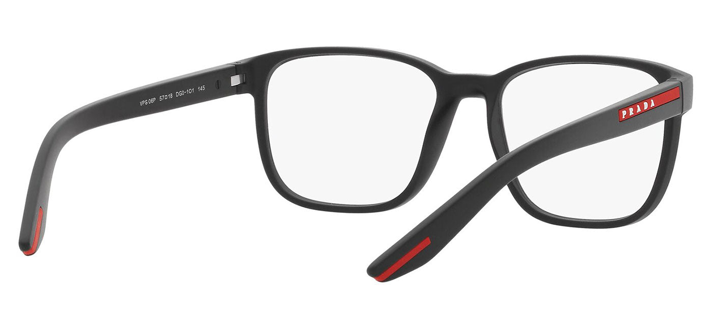 Prada Linea Rossa PS 06PV Glasses - Black Rubber