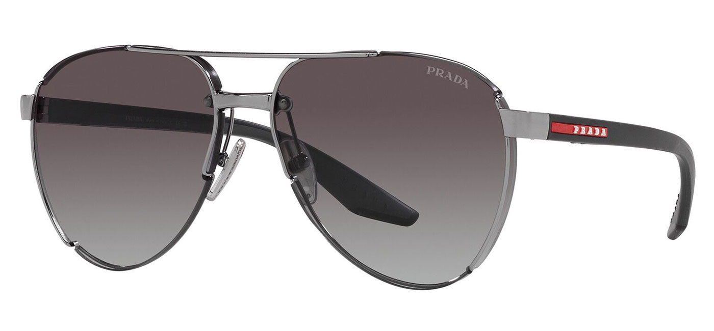 Prada Linea Rossa PS 51YS Sunglasses - Gunmetal / Grey Gradient