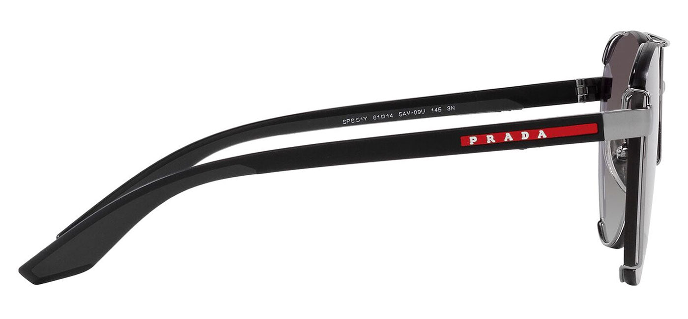 Prada Linea Rossa PS 51YS Sunglasses - Gunmetal / Grey Gradient