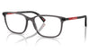 Prada Linea Rossa PS 02RV Glasses - Transparent Anthracite