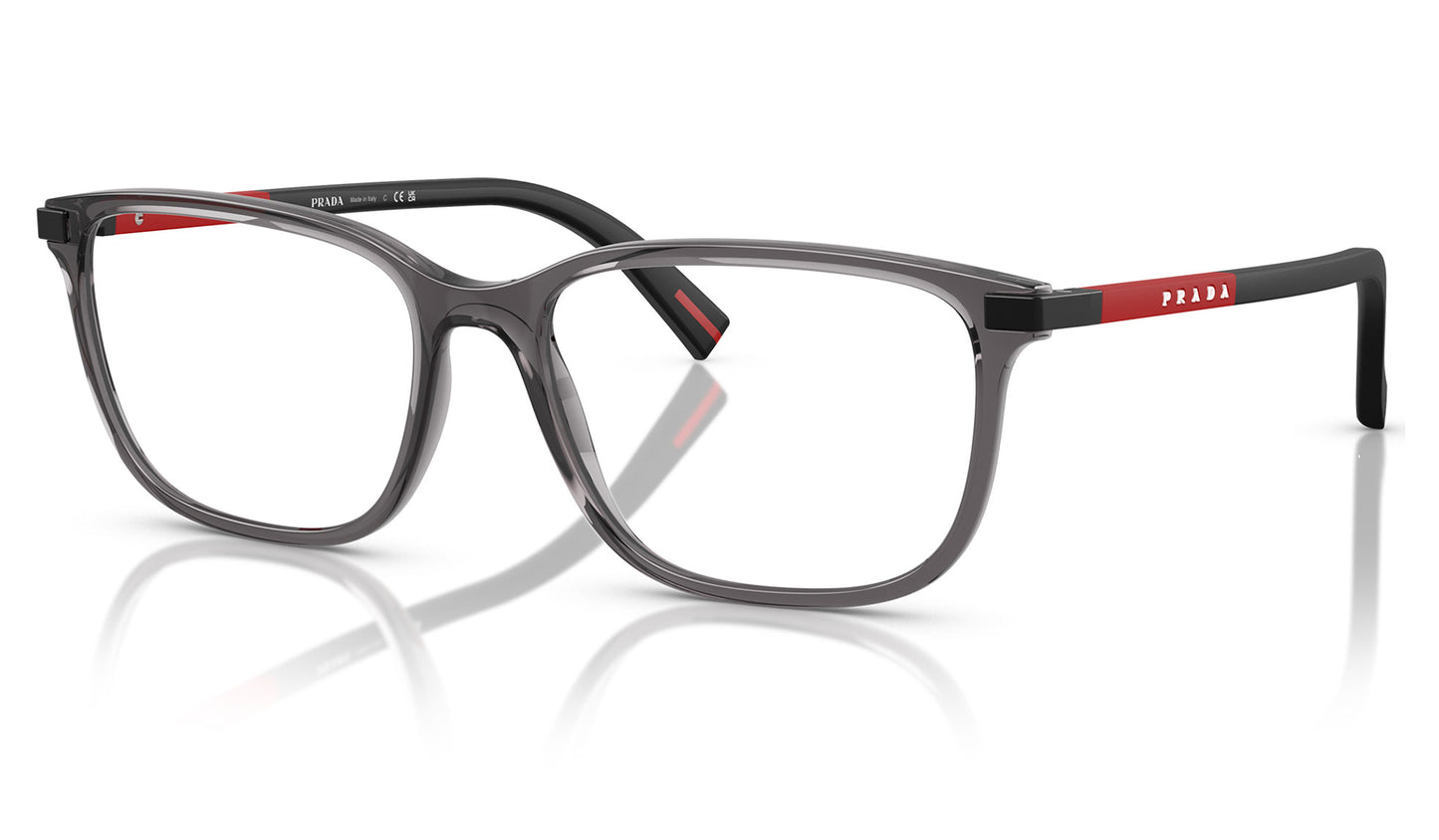 Prada Linea Rossa PS 02RV Glasses - Transparent Anthracite