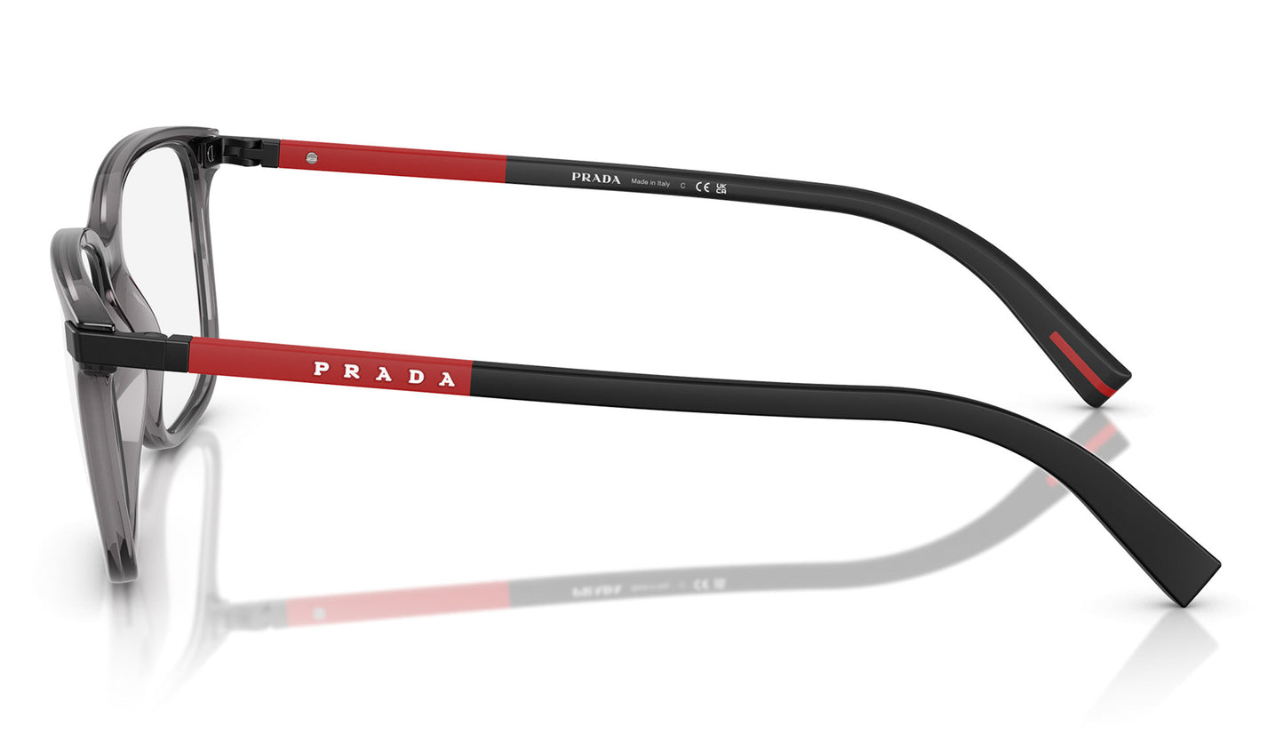 Prada Linea Rossa PS 02RV Glasses - Transparent Anthracite