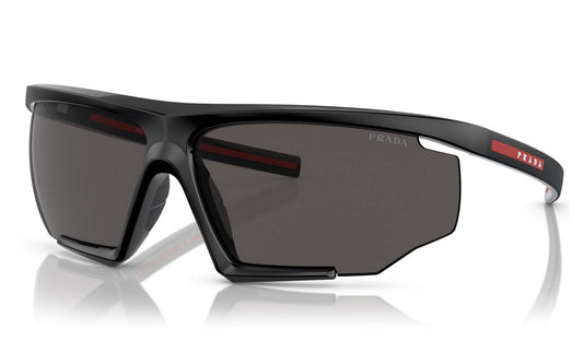 Prada Linea Rossa PS 07YS Sunglasses - Black Rubber / Dark Grey