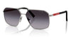 Prada Linea Rossa PS A50S Sunglasses - Gunmetal / Grey Gradient