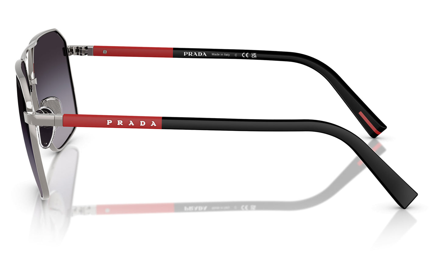Prada Linea Rossa PS A50S Sunglasses - Gunmetal / Grey Gradient