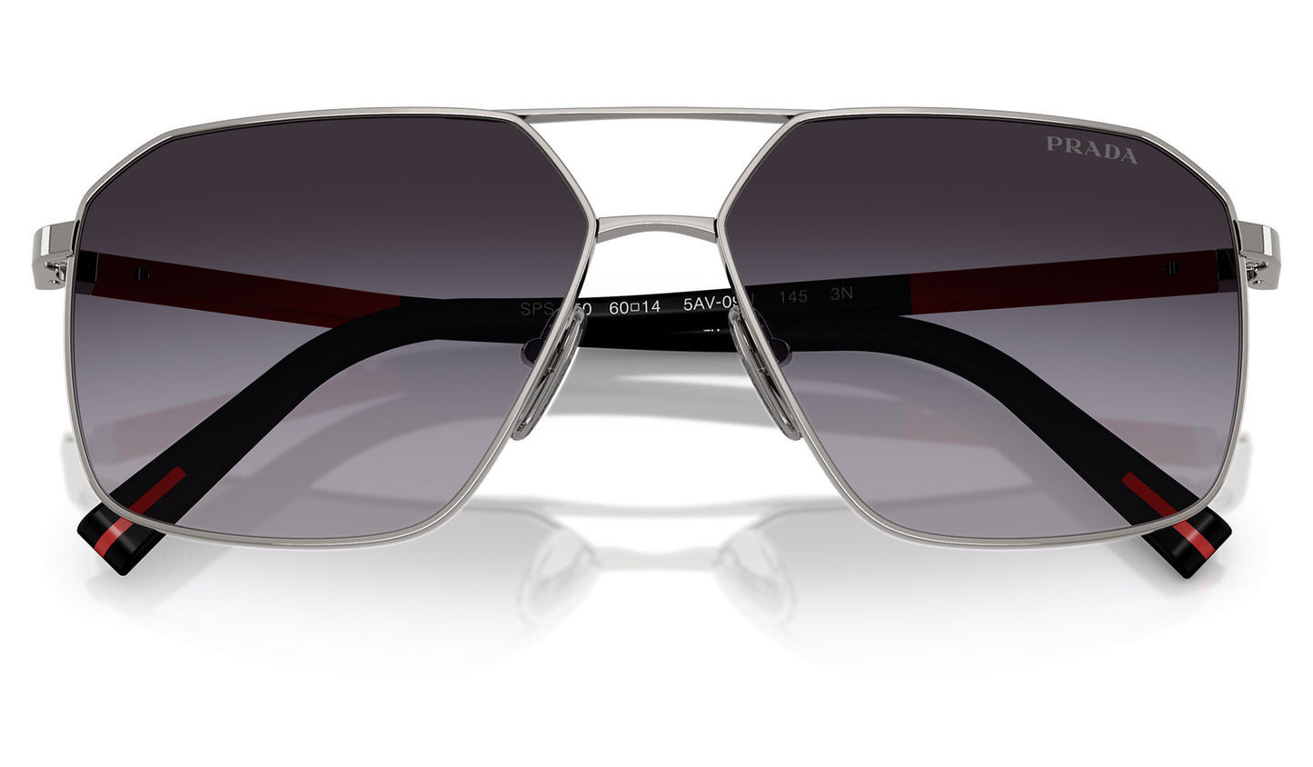 Prada Linea Rossa PS A50S Sunglasses - Gunmetal / Grey Gradient