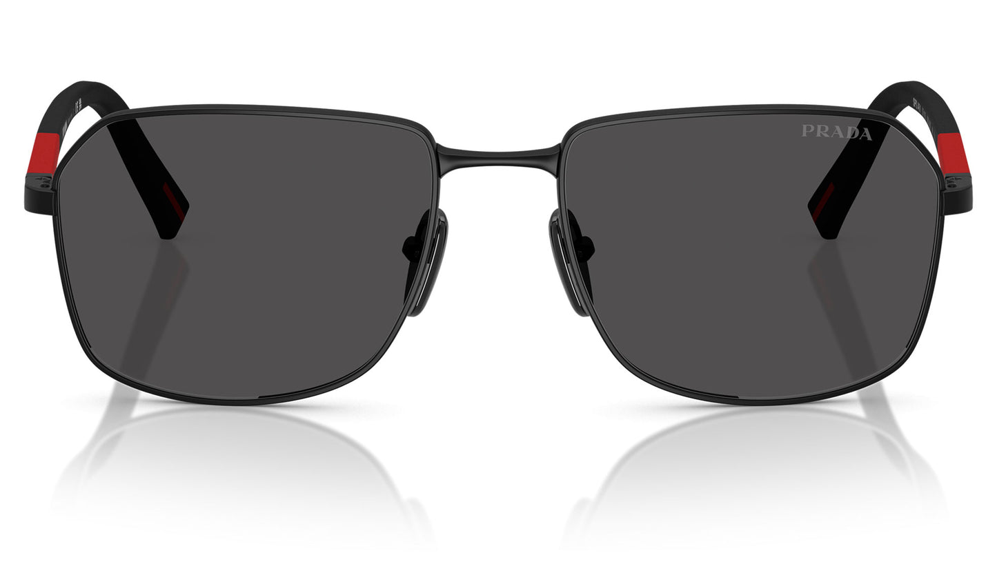 Prada Linea Rossa PS A51S Sunglasses - Matte Black / Dark Grey