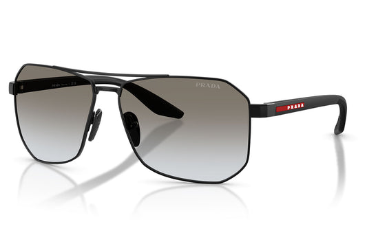 Prada Linea Rossa PS A53S Sunglasses - Matte Black / Grey Gradient