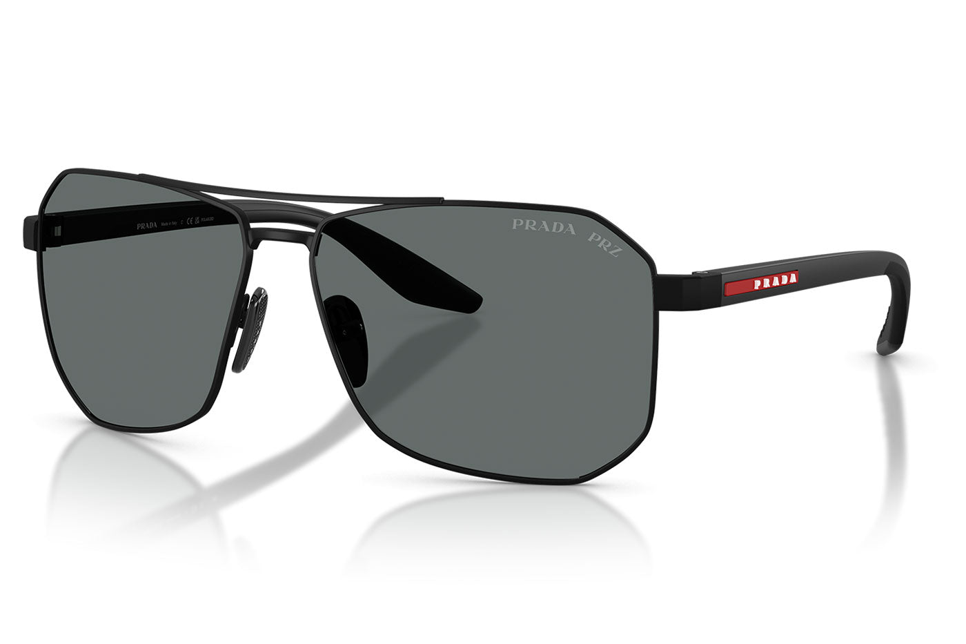 Prada Linea Rossa PS A53S Sunglasses - Rubber Black / Polar Dark Grey