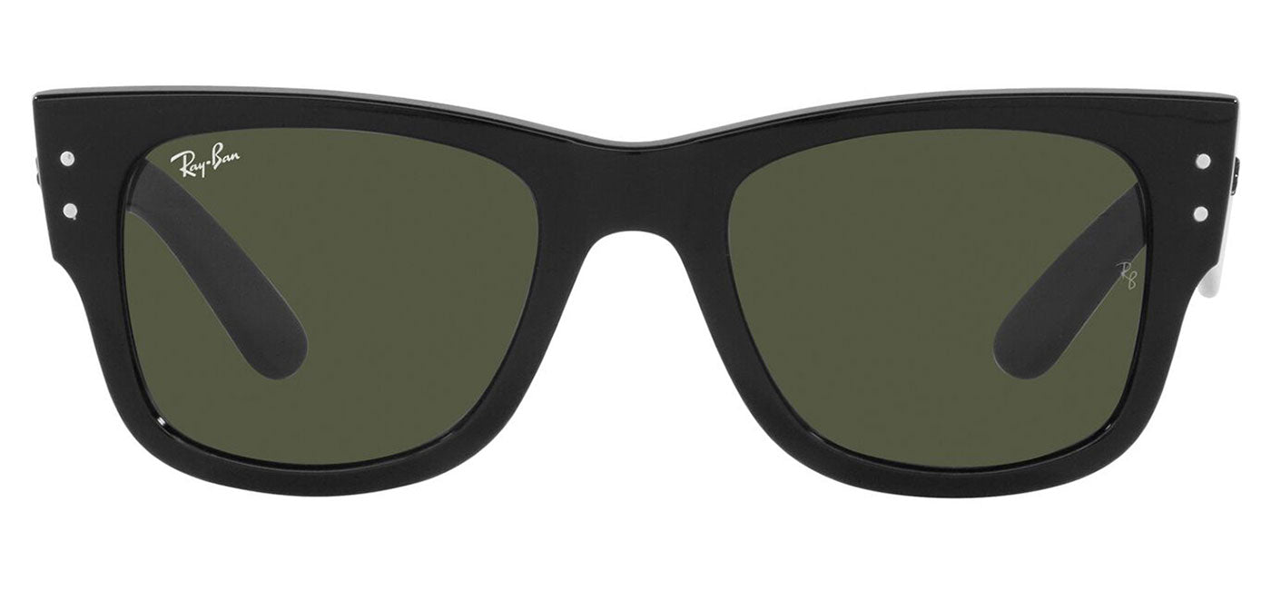 Ray-Ban RB0840S Mega Wayfarer Sunglasses - Black / Green