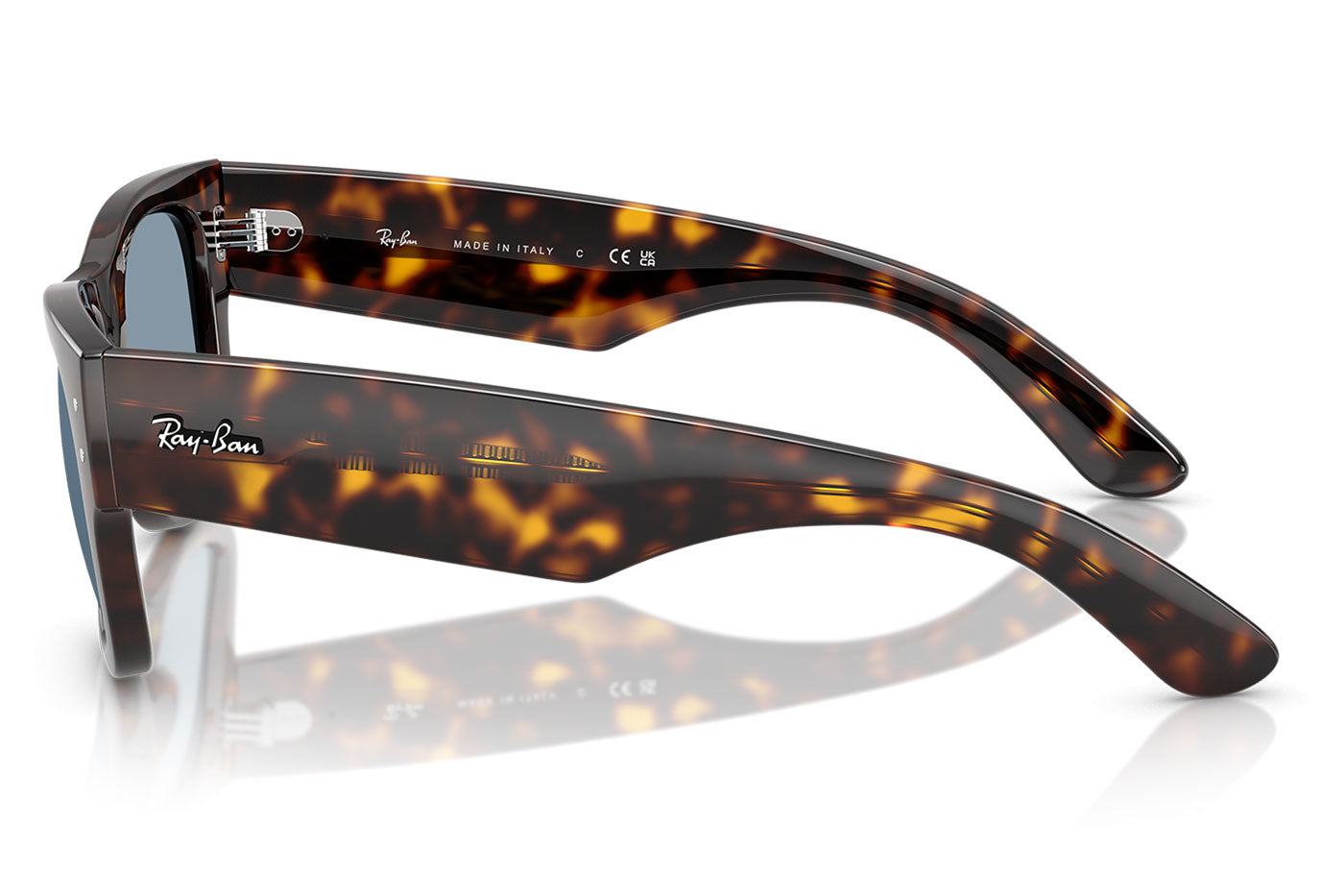 Ray-Ban RB0840S Mega Wayfarer Sunglasses - Havana / Blue