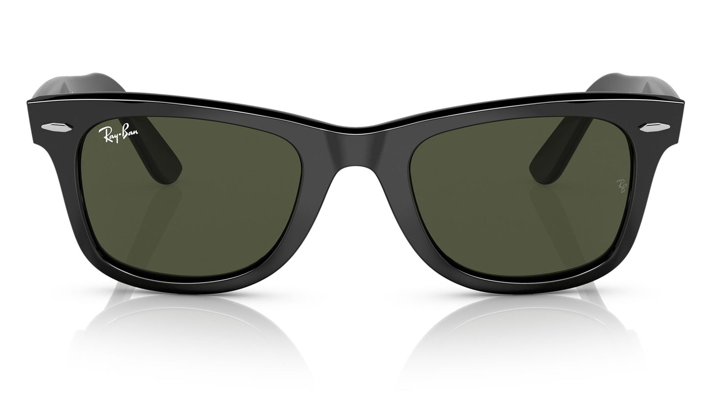 Ray-Ban RB2140 Original Wayfarer Sunglasses - Black / Green