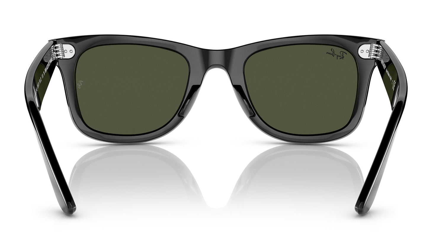 Ray-Ban RB2140 Original Wayfarer Sunglasses - Black / Green