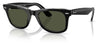 Ray-Ban RB2140 Original Wayfarer Sunglasses - Black On Transparent / Green
