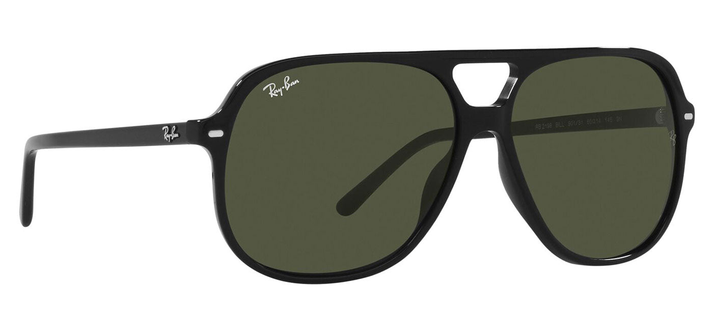 Ray-Ban RB2198 Bill Sunglasses - Black / Green