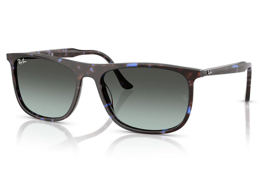 Ray-Ban RB2216 Sunglasses - Havana Blue Turtle / Blue Vintage Gradient Black