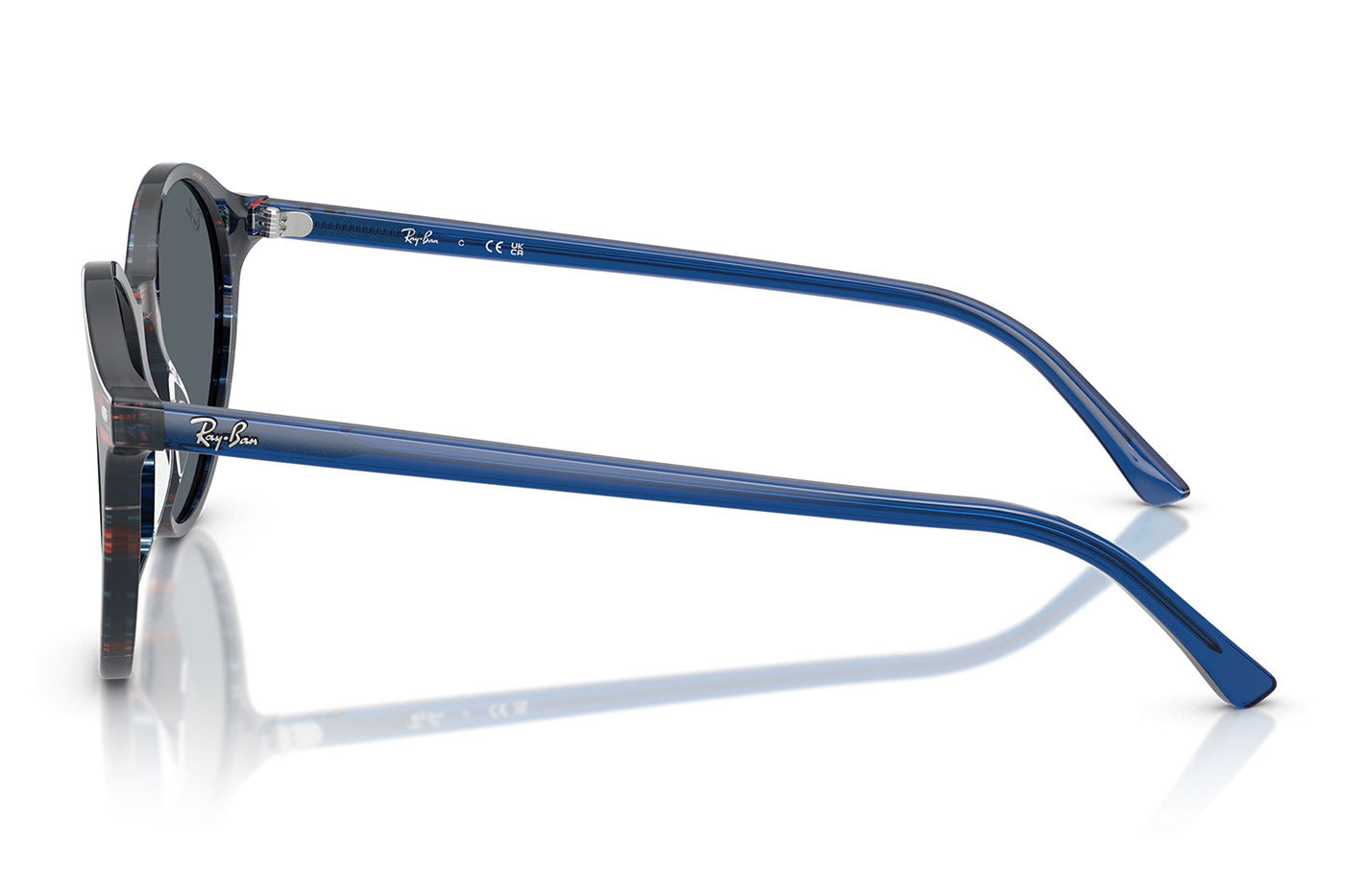 Ray-Ban RB2230 Bernard Sunglasses - Transparent Shade Fantasy Blue / Blue