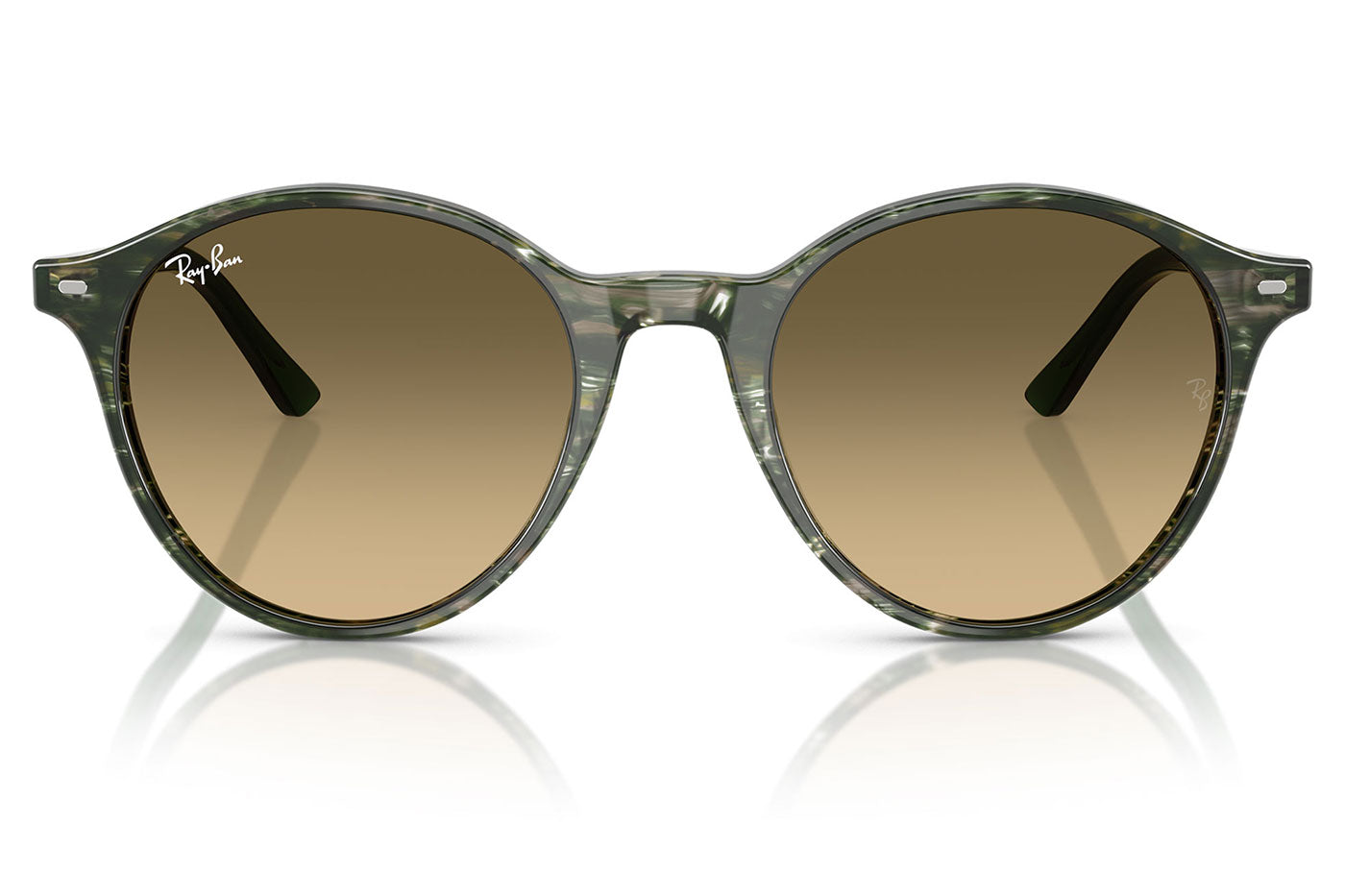 Ray-Ban RB2230 Bernard Sunglasses - Transparent Shade Fantasy Green / Brown
