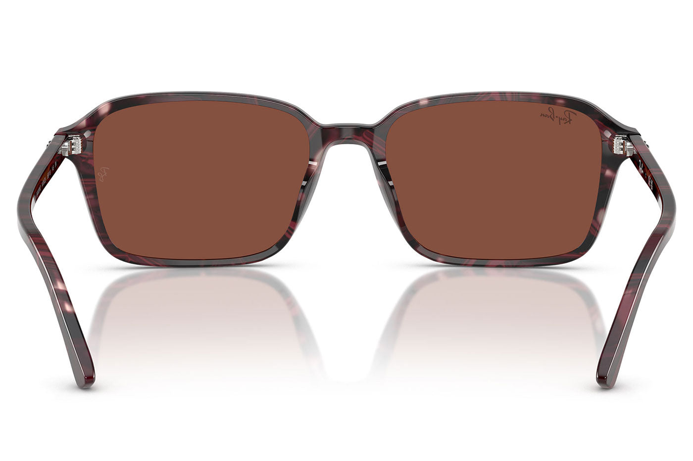 Ray-Ban RB2231 Raimond Sunglasses - Transparent Fantasy Violet & Red / Red