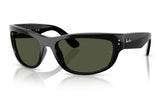 Ray-Ban RB2289 Mega Balorama Sunglasses - Black/ Green
