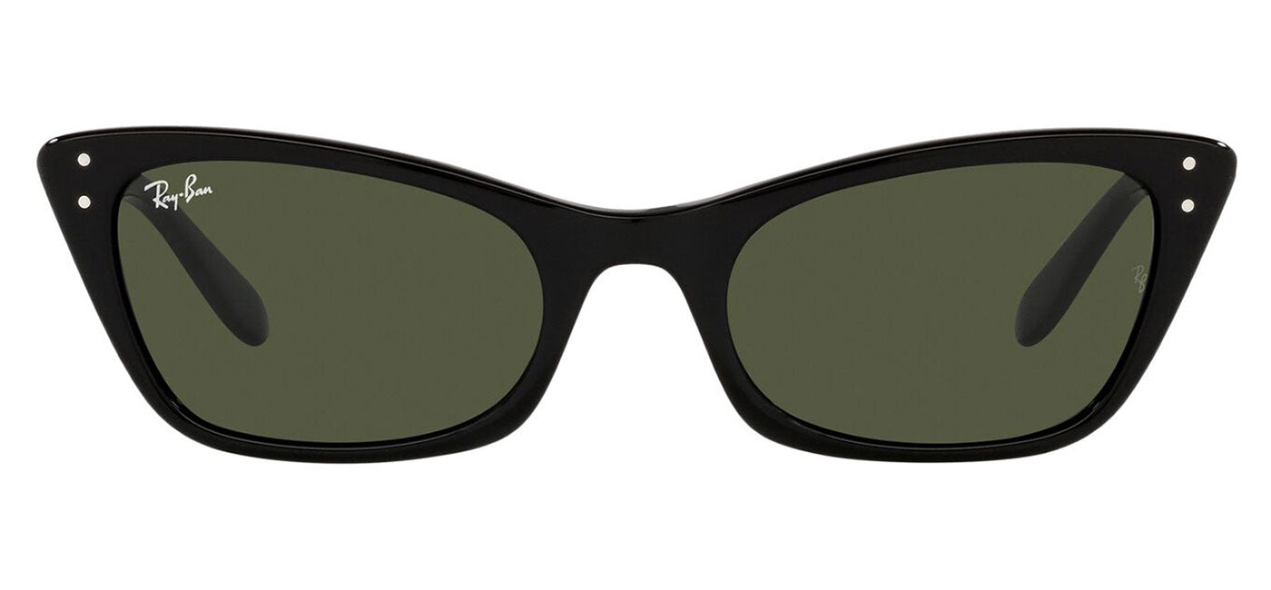 Ray-Ban RB2299 Lady Burbank Sunglasses - Black / Green