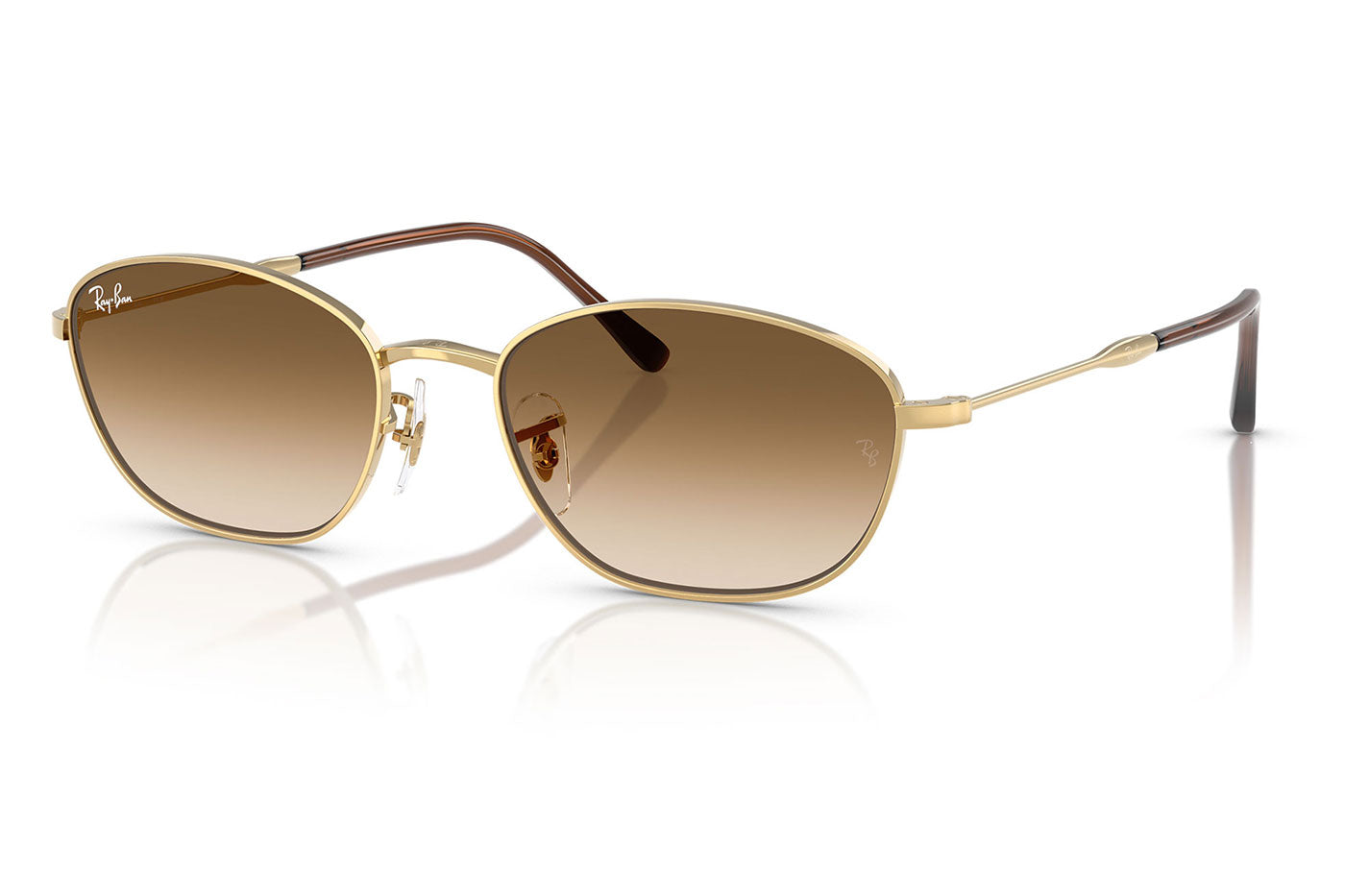 Ray-Ban RB3749 Sunglasses - Arista Gold / Clear Gradient Brown