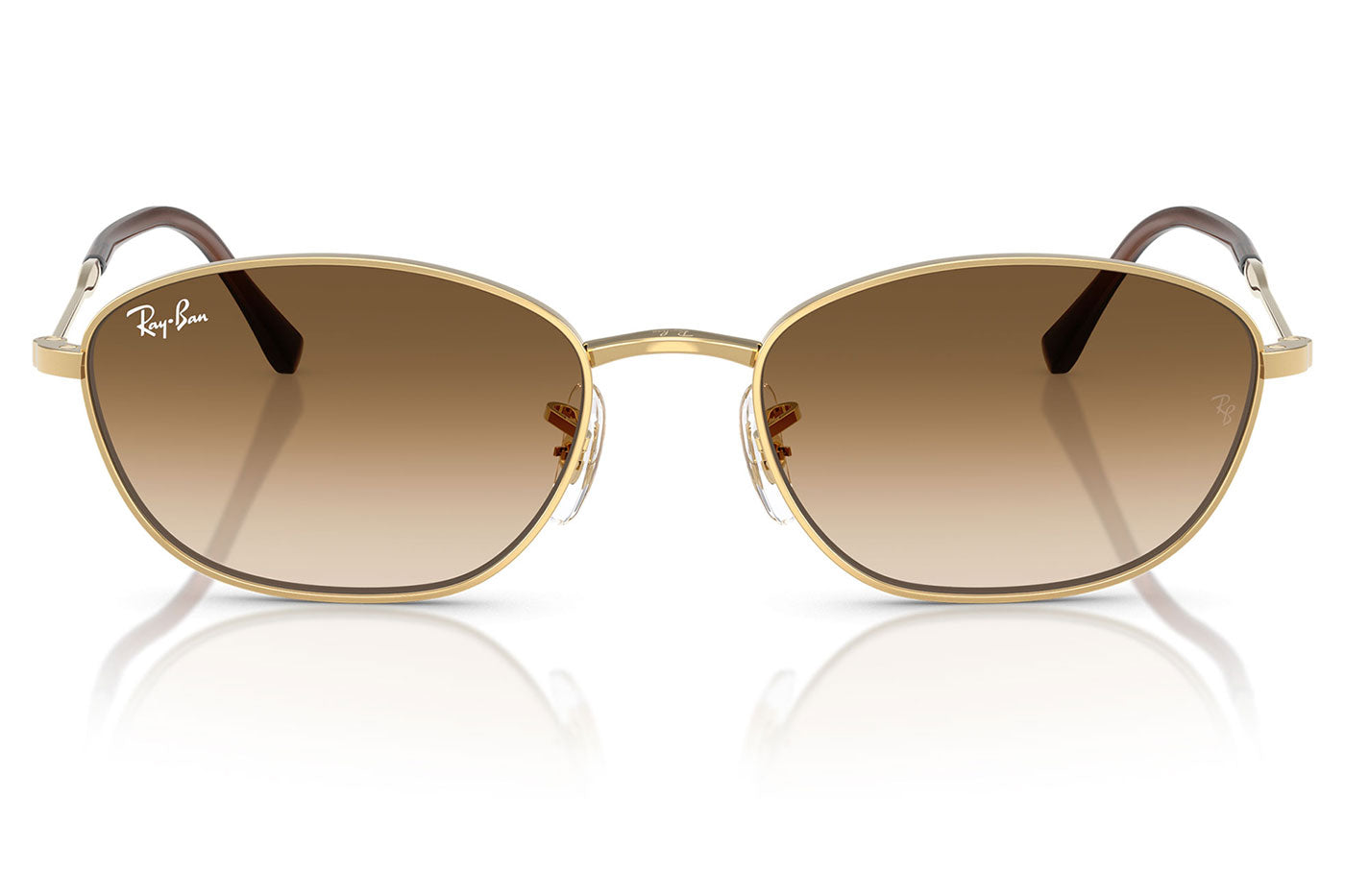 Ray-Ban RB3749 Sunglasses - Arista Gold / Clear Gradient Brown